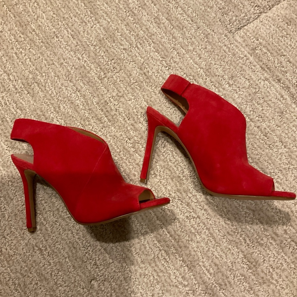 Jessica Simpson Vibrant Red Heels